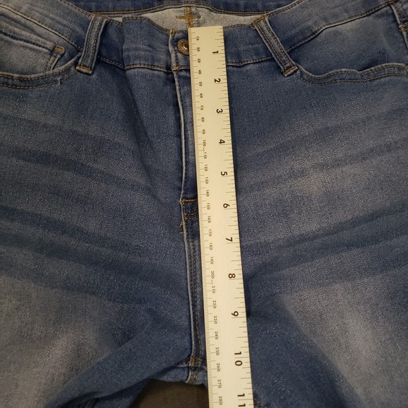 Curve Appeal Jeans Womens Size 12 Mid Rise Skinny - Picture 4 of 9